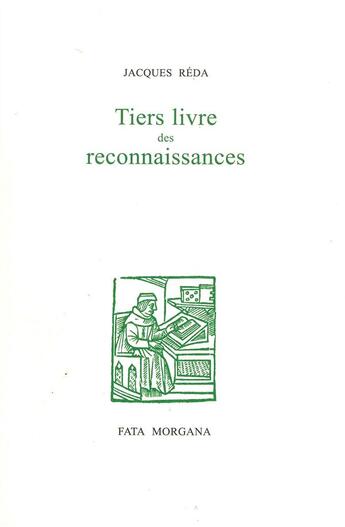 Couverture du livre « Le tiers livre des reconnaissances » de Jacques Reda aux éditions Fata Morgana