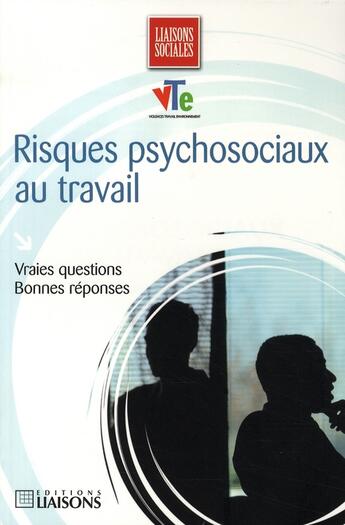 Couverture du livre « Risques Psychosociaux Au Travail » de Grasset/Debout aux éditions Liaisons