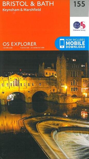 Couverture du livre « Bristol & Bath » de  aux éditions Ordnance Survey