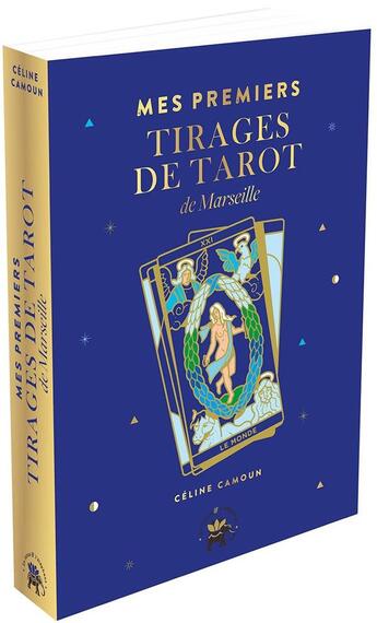 Couverture du livre « Mes premiers tirages de tarot de Marseille » de Camoun Celine aux éditions Le Lotus Et L'elephant