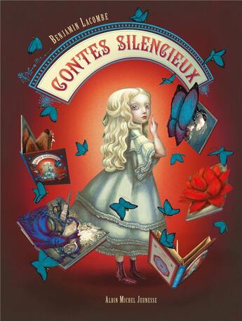 Couverture du livre « Contes silencieux » de Benjamin Lacombe aux éditions Albin Michel