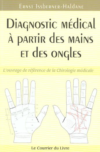 Couverture du livre « Diagnostic medical a partir des mains et des ongles » de  aux éditions Courrier Du Livre