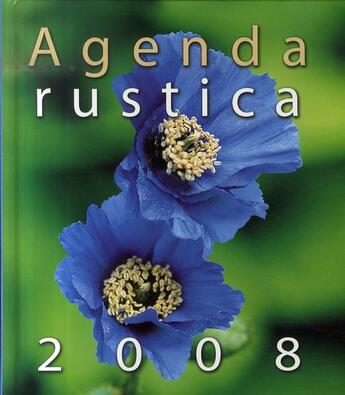 Couverture du livre « Agenda rustica (édition 2008) » de Sabine Jeannin aux éditions Rustica