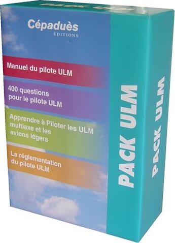 Couverture du livre « Pack ULM » de  aux éditions Cepadues