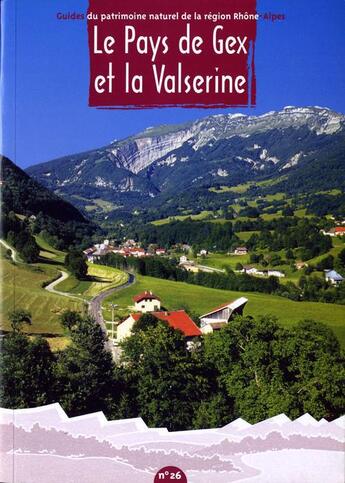 Couverture du livre « Le pays de gex et la valserine » de Thill Anne aux éditions Cren