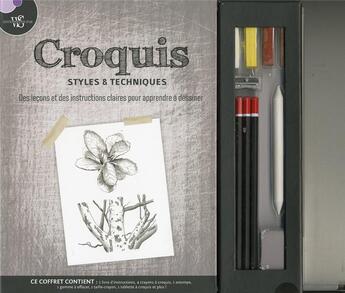 Couverture du livre « Croquis. styles & techniques » de  aux éditions White Star