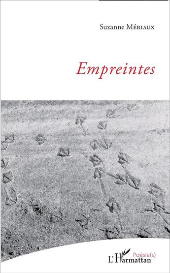 Couverture du livre « Empreintes » de Suzanne Meriaux aux éditions L'harmattan