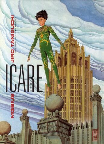 Couverture du livre « Icare » de Moebius et Jiro Taniguchi aux éditions Kana