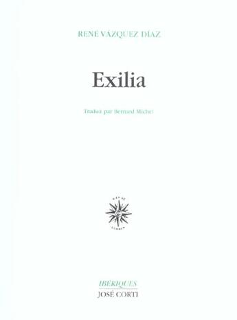 Couverture du livre « Exilia » de Vazquez-Diaz Re aux éditions Corti