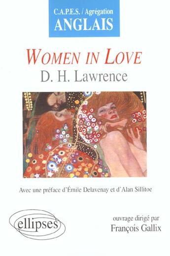 Couverture du livre « Lawrence, women in love » de François Gallix aux éditions Ellipses