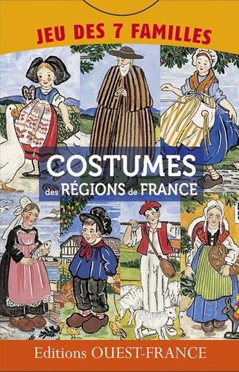 Couverture du livre « Jeu 7 familles ; costumes de France » de  aux éditions Ouest France