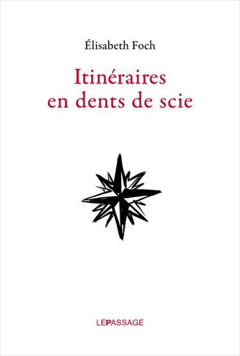 Couverture du livre « Itinéraires en dents de scie » de Elisabeth Foch aux éditions Le Passage