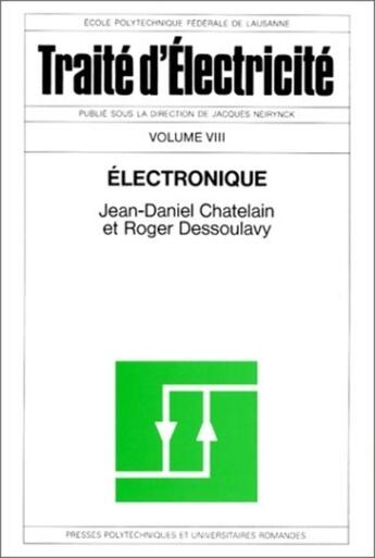 Couverture du livre « Electronique » de Dessoulavy aux éditions Ppur