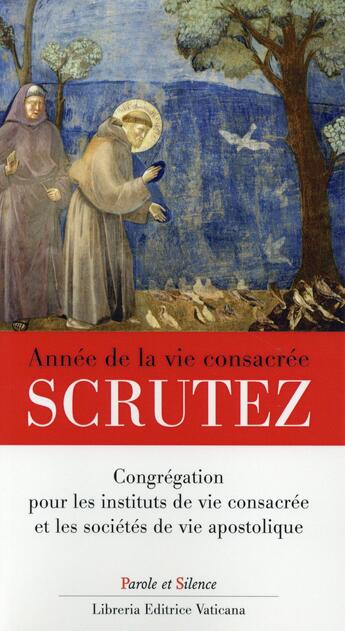 Couverture du livre « Scrutez ! » de  aux éditions Parole Et Silence