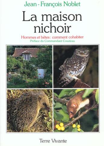 Couverture du livre « Maison nichoir » de Jean-Francois Noblet aux éditions Terre Vivante