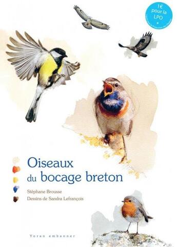 Couverture du livre « Oiseaux du bocage breton » de Sandra Lefrancois et Stephane Brousse aux éditions Yoran Embanner