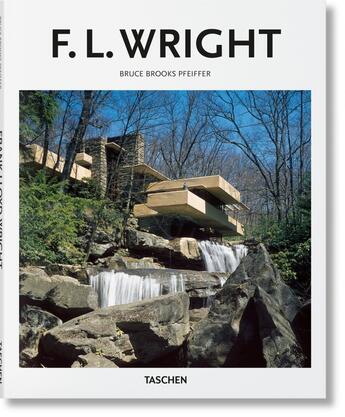 Couverture du livre « Wright » de Peter Gossel et Bruce Brooks Pfeiffer aux éditions Taschen