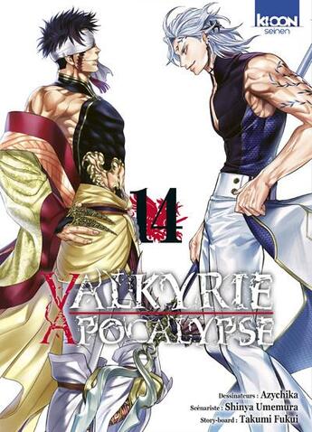 Couverture du livre « Valkyrie apocalypse Tome 14 » de Shinya Umemura et Takumi Fukui et Ajichika aux éditions Ki-oon