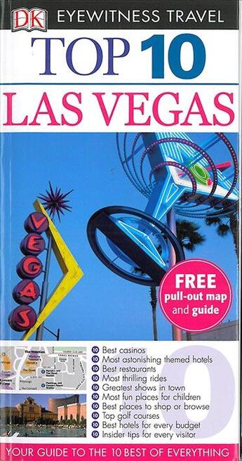 Couverture du livre « TOP 10 ; las Vegas » de Connie Emerson aux éditions Dorling Kindersley