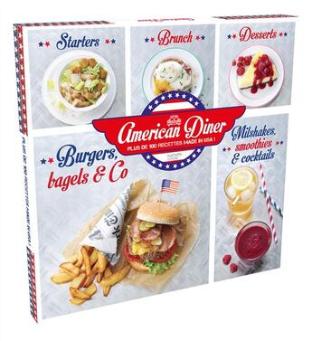 Couverture du livre « American diner ; coffret » de  aux éditions Hachette Pratique