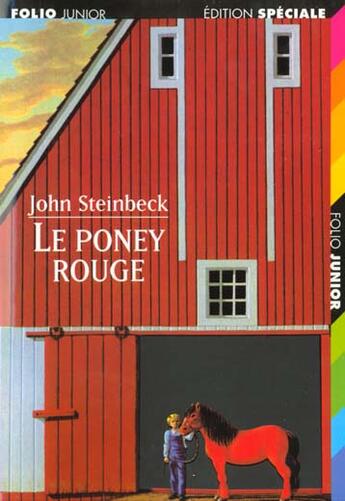 Couverture du livre « Le poney rouge » de Steinbeck/Heron aux éditions Gallimard-jeunesse