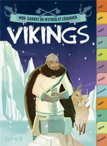 Couverture du livre « Dieux de la mythologie vikings » de Sylvie Baussier et Caroline Attia aux éditions Fleurus