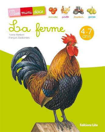 Couverture du livre « La ferme » de Francois Desbordes et Yvette Barbetti aux éditions Lito