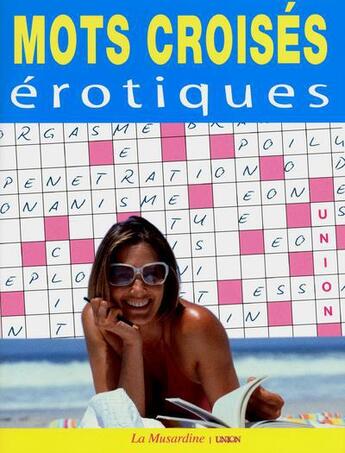 Couverture du livre « Mots croisés érotiques » de Jean-Paul Cordier aux éditions La Musardine