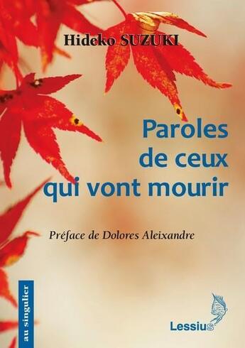 Couverture du livre « Paroles de ceux qui vont mourir » de Hideko Suzuki aux éditions Lessius