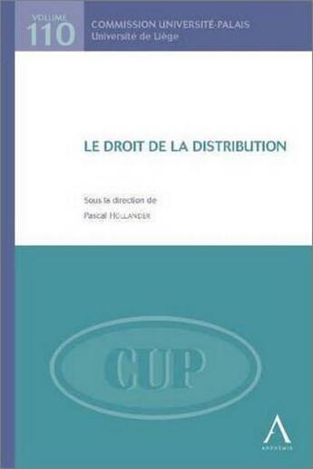 Couverture du livre « Le droit de la distribution » de Hollander P. aux éditions Anthemis