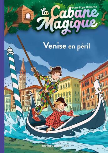 Couverture du livre « La cabane magique Tome 28 : Venise en péril » de Mary Pope Osborne aux éditions Bayard Jeunesse