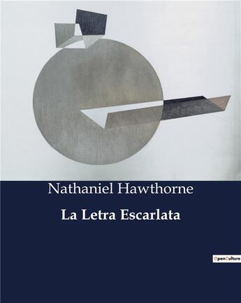 Couverture du livre « La Letra Escarlata » de Nathaniel Hawthorne aux éditions Culturea