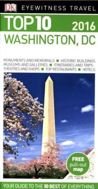 Couverture du livre « TOP 10 ; WASHINGTON DC » de R & S Burke aux éditions Dorling Kindersley