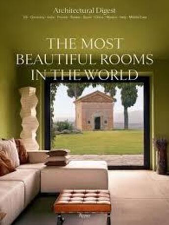 Couverture du livre « Architectural digest : the most beautiful rooms in the world » de  aux éditions Rizzoli