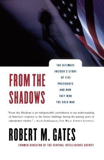 Couverture du livre « From the Shadows » de Gates Robert M aux éditions Simon & Schuster