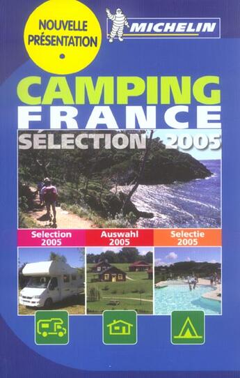 Couverture du livre « Guide camping france 2005 » de Collectif Michelin aux éditions Michelin