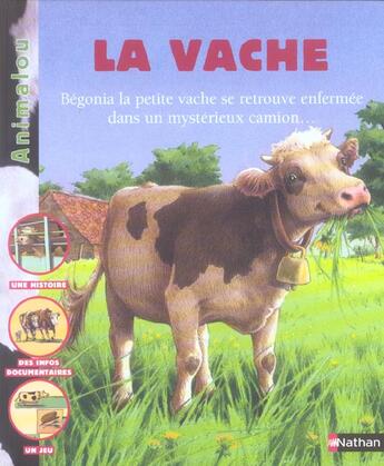 Couverture du livre « Vache » de Holl/Geneste aux éditions Nathan