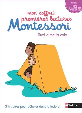 Couverture du livre « Suzi aime la colo ; niveau 3 (édition 2019) » de Sabine Hofmann et Amandine Meyer et Chantal Bouvy aux éditions Nathan