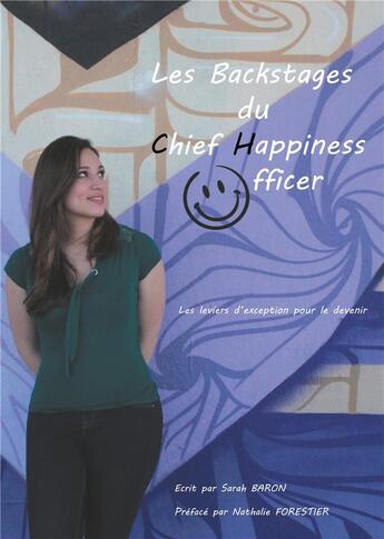 Couverture du livre « Les backstages du chief happiness officer » de Sarah Baron aux éditions Books On Demand