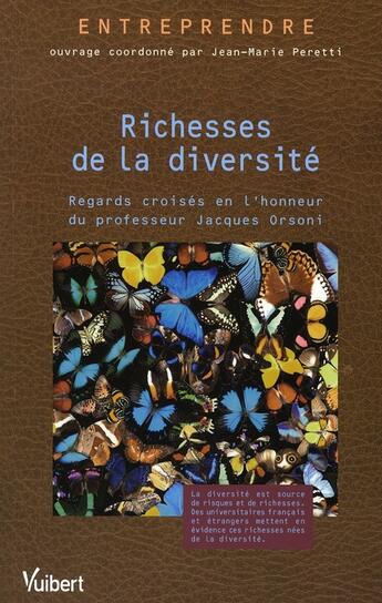 Couverture du livre « Richesses de la diversité » de Jean-Marie Peretti aux éditions Vuibert