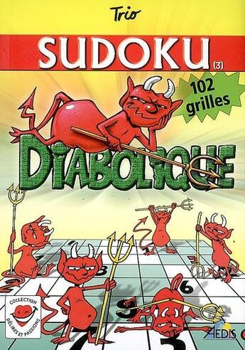 Couverture du livre « Sudoku t.3 ; diabolique » de  aux éditions Aedis