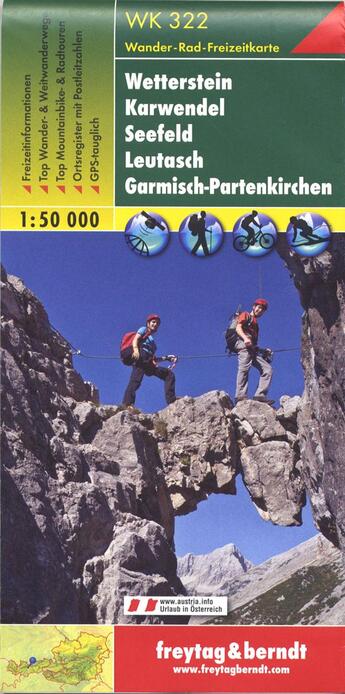 Couverture du livre « Wettest.-karwendel-seefeld » de  aux éditions Freytag Und Berndt