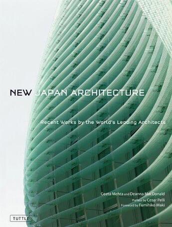 Couverture du livre « New japan architecture » de Mehta/Mac Donald aux éditions Tuttle