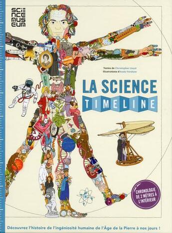 Couverture du livre « Timeline : la science » de Christopher Lloyd et Andy Forshaw aux éditions White Star Kids