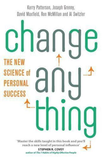 Couverture du livre « Change Anything » de Joseph Grenny aux éditions Little Brown Book Group Digital