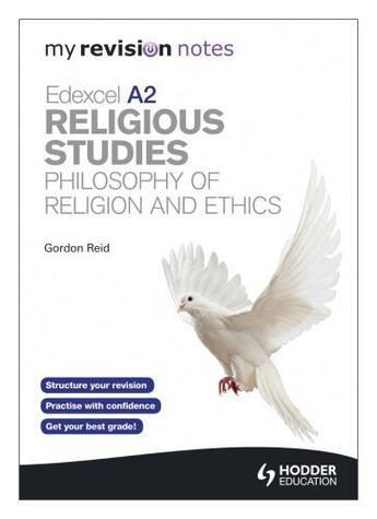 Couverture du livre « My Revision Notes: Edexcel A2 Religious Studies Developments: Philosop » de Gordon Reid aux éditions Epagine