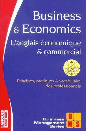 Couverture du livre « Business & economics. l'anglais economique & commercial » de  aux éditions Pocket