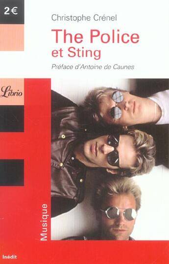 Couverture du livre « THE POLICE ET STING » de Crenel Christophe aux éditions J'ai Lu