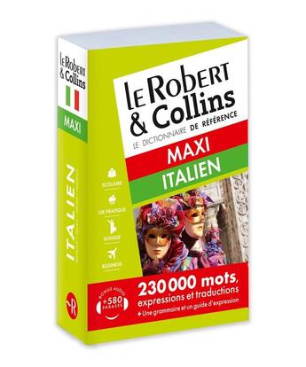 Couverture du livre « LE ROBERT & COLLINS ; MAXI ; dictionnaire italien » de  aux éditions Le Robert