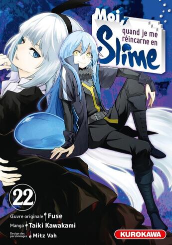 Couverture du livre « Moi, quand je me réincarne en Slime Tome 22 » de Fuse et Taiki Kawakami et Vah Mitz aux éditions Kurokawa